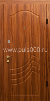 Металлическая утепленная дверь c МДФ и порошком  INS-1100