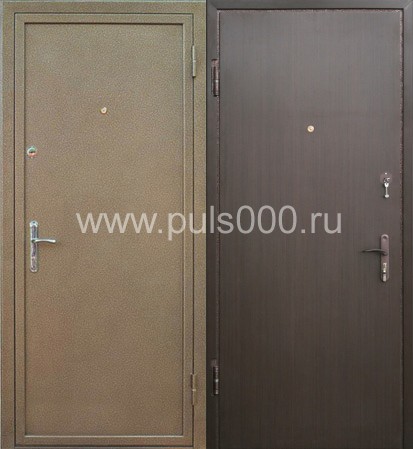 Металлическая утепленная дверь INS-1122 с порошковым напылением и ламинатом, цена 10 700  руб.