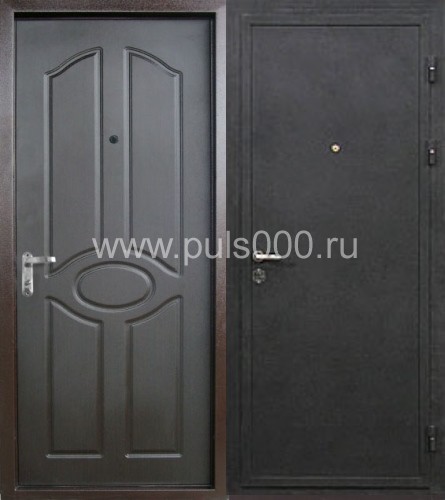Металлическая утепленная дверь INS-1124 с мдф и порошком, цена 25 000  руб.