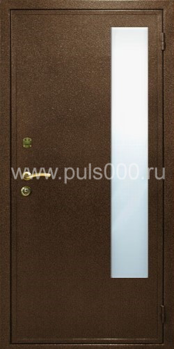 Металлическая дверь с зеркалом ZER-1225 порошковое напыление + МДФ, цена 25 000  руб.