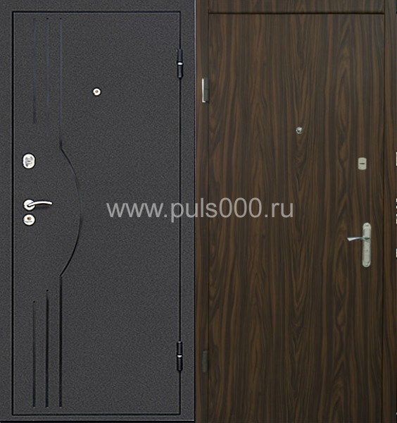 Металлическая утепленная дверь INS-1136 с порошковым напылением и ламинатом, цена 12 500  руб.