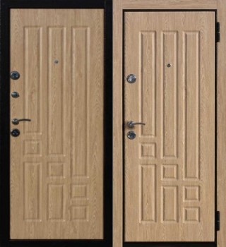 Металлическая дверь утепленная с МДФ с двух сторон INS-1217