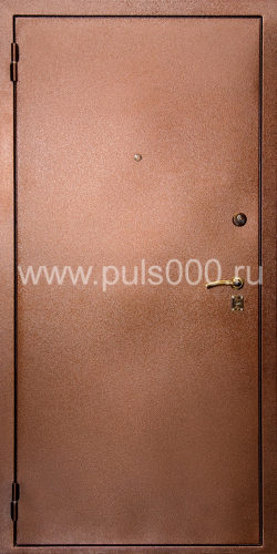 Металлическая утепленная дверь INS-1219 с порошковым напылением и массивом, цена 33 000  руб.
