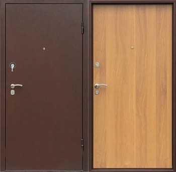 Металлическая дверь с порошковым напылением и ламинатом PR-800