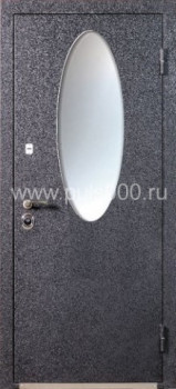 Входная дверь с зеркалом с порошковым напылением и ламинатом ZER-1230, цена 26 000  руб.
