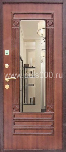Металлическая дверь с зеркалом ZER-1232 МДФ с двух сторон, цена 26 000  руб.