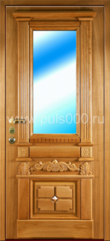 Металлические двери со стеклом с массивом ST-121, цена 64 680  руб.