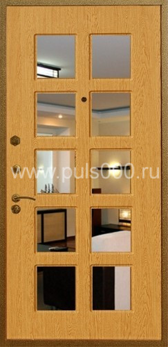 Металлическая дверь с зеркалом ZER-1234 МДФ с двух сторон, цена 26 000  руб.