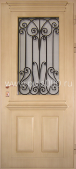 Металлические двери со стеклом с МДФ ST-393, цена 33 000  руб.