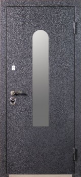 Стальные двери со стеклом с порошковым напылением ST-1197, цена 26 000  руб.