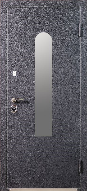 Металлическая дверь со стеклом ST-1197, цена 26 000  руб.
