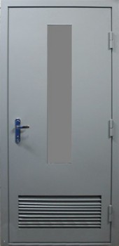 Техническая дверь с вентиляционной решеткой VR-1543