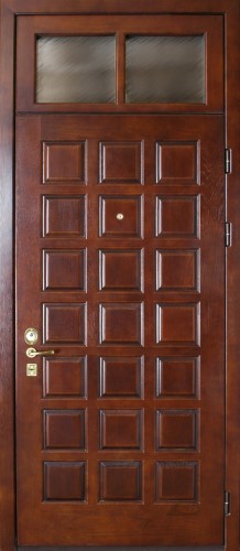 Металлическая дверь со стеклом ST-1202, цена 30 000  руб.