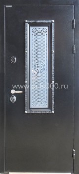 Металлические двери со стеклом с порошковым напылением ST-1745, цена 26 000  руб.