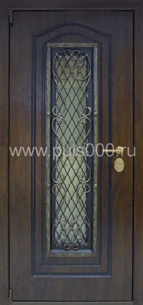 Металлическая дверь со стеклом ST-1748, цена 64 680  руб.