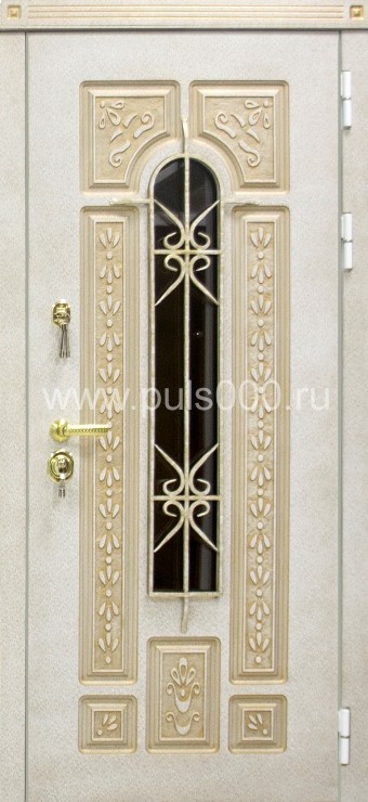 Металлическая дверь со стеклом ST-1750, цена 37 700  руб.