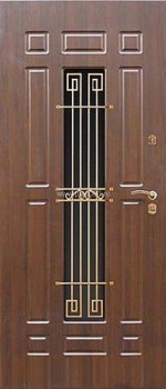 Металлические двери со стеклом с МДФ ST-1751, цена 37 000  руб.