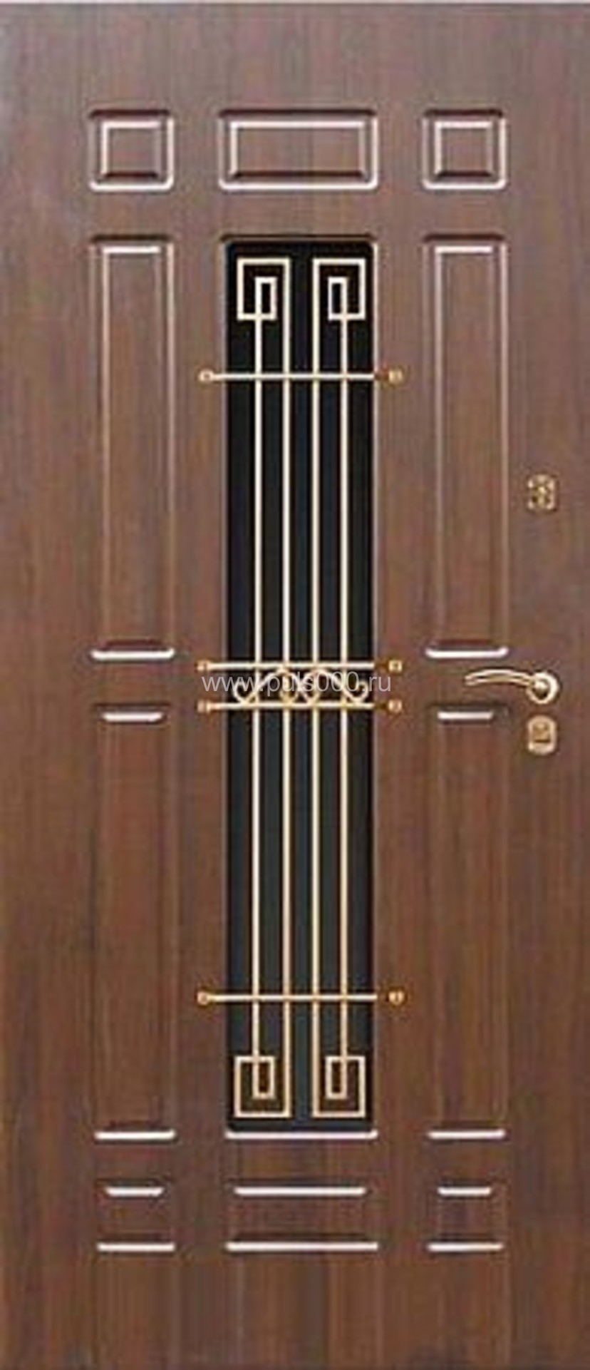 Металлическая дверь со стеклом ST-1751, цена 37 000  руб.