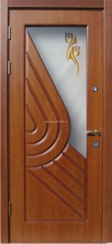 Металлические входные двери со стеклом МДФ ST-1756, цена 30 000  руб.