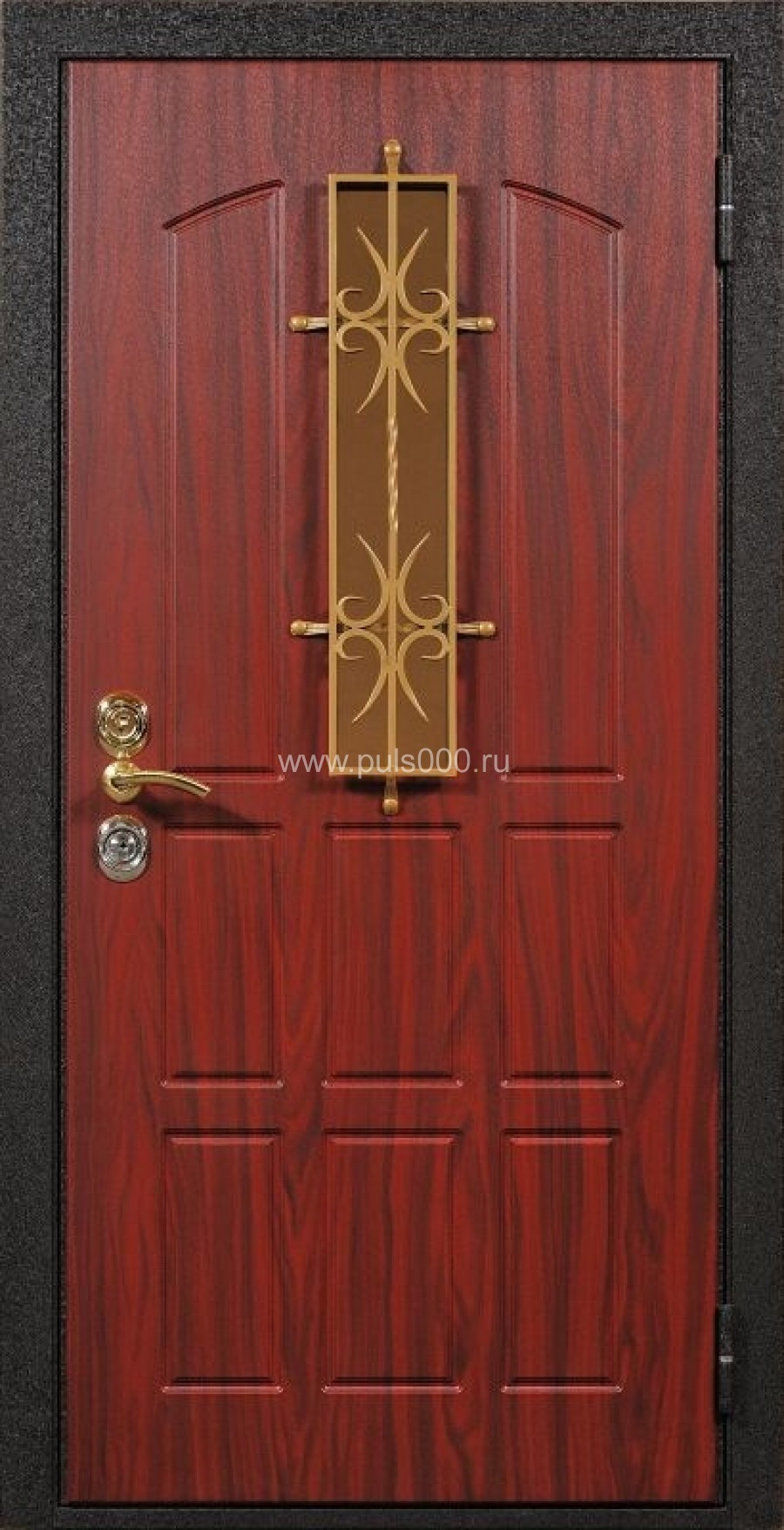 Металлическая дверь со стеклом ST-1759, цена 36 700  руб.