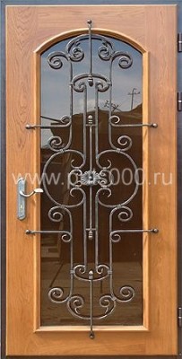 Металлическая дверь со стеклом ST-235, цена 39 000  руб.
