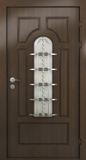 Металлическая дверь со стеклом ST-236, цена 39 700  руб.