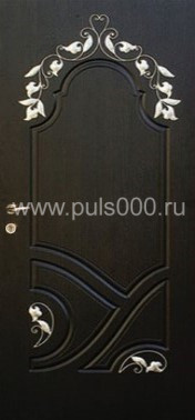 Металлическая дверь с ковкой KV-804, цена 29 000  руб.