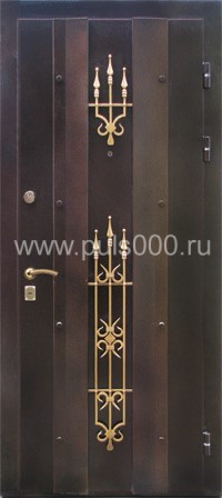 Металлическая дверь с ковкой KV-1733, цена 28 158  руб.