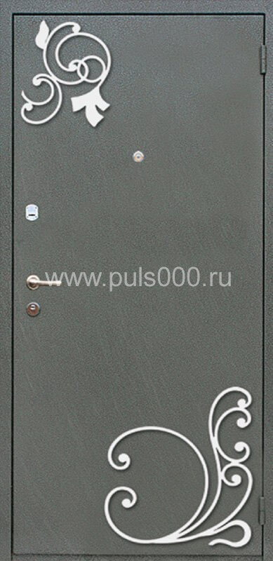 Металлическая дверь с ковкой KV-1742, цена 28 938  руб.