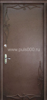 Входная дверь с ковкой и порошковым напылением KV-215, цена 28 158  руб.