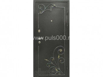Входные металлические двери с ковкой и порошковым напылением KV-477, цена 28 938  руб.