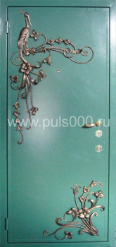 Входные металлические двери с ковкой и порошковым напылением KV-479, цена 28 938  руб.