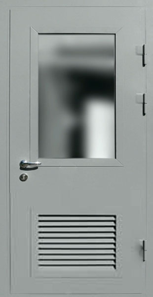 Металлическая дверь с вентиляцией VR-1551, цена 18 500  руб.