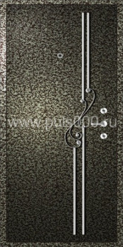 Входные металлические двери с ковкой и порошковым напылением KV-763, цена 28 938  руб.