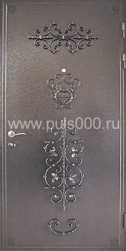 Металлическая дверь с ковкой KV-765, цена 28 938  руб.