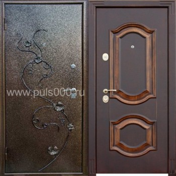 Входные металлические двери с ковкой и порошковым напылением KV-767, цена 28 938  руб.