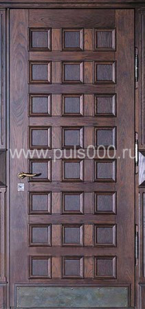 Металлическая дверь из массива дерева MS-9 + МДФ, цена 45 000  руб.