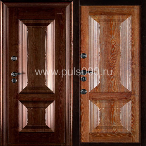 Металлическая дверь из массива дерева MS-51 + массив, цена 75 000  руб.