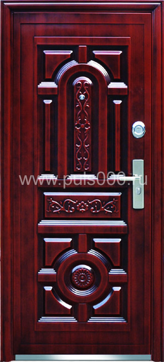 Металлическая дверь из массива дерева MS-1772 + массив, цена 65 500  руб.