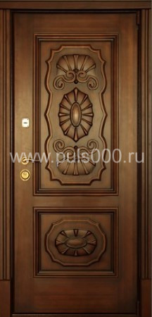 Металлическая дверь из массива дерева MS-12 + порошок, цена 60 700  руб.