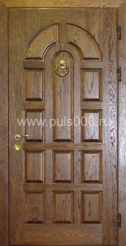 Железная парадная дверь ПР-42 с массивом дерева, цена 88 000  руб.