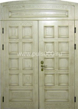 Металлическая парадная дверь отделка массивом ПР-49, цена 120 000  руб.