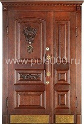 Металлическая парадная дверь ПР-26 из массива с молотком, цена 120 000  руб.