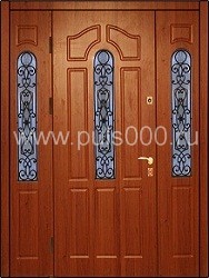 Входная парадная дверь из МДФ с кованными элементами ПР-19, цена 57 000  руб.