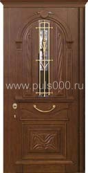 Металлическая парадная дверь ПР-6 отделка массивом, цена 52 853  руб.