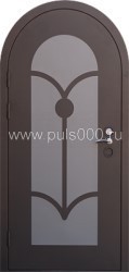 Арочная входная дверь c МДФ с широким остеклением АР-20, цена 35 000  руб.