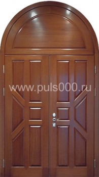 Металлическая арочная дверь c массивом АР-36, цена 55 000  руб.