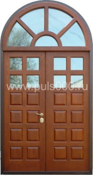 Стальная арочная дверь c массивом АР-8, цена 100 000  руб.