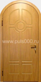 Металлическая арочная дверь c МДФ АР-26