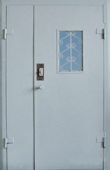 Железная тамбурная дверь ТМ-1060 порошковое напыление с 2х сторон
